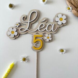 Cake Topper Floral